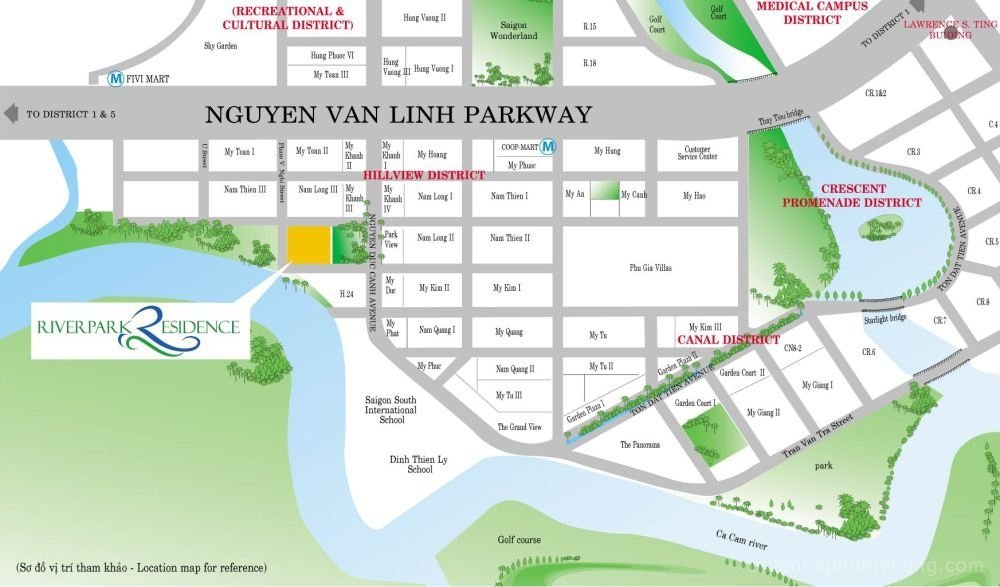 Cho thuê căn hộ Riverpark Residence